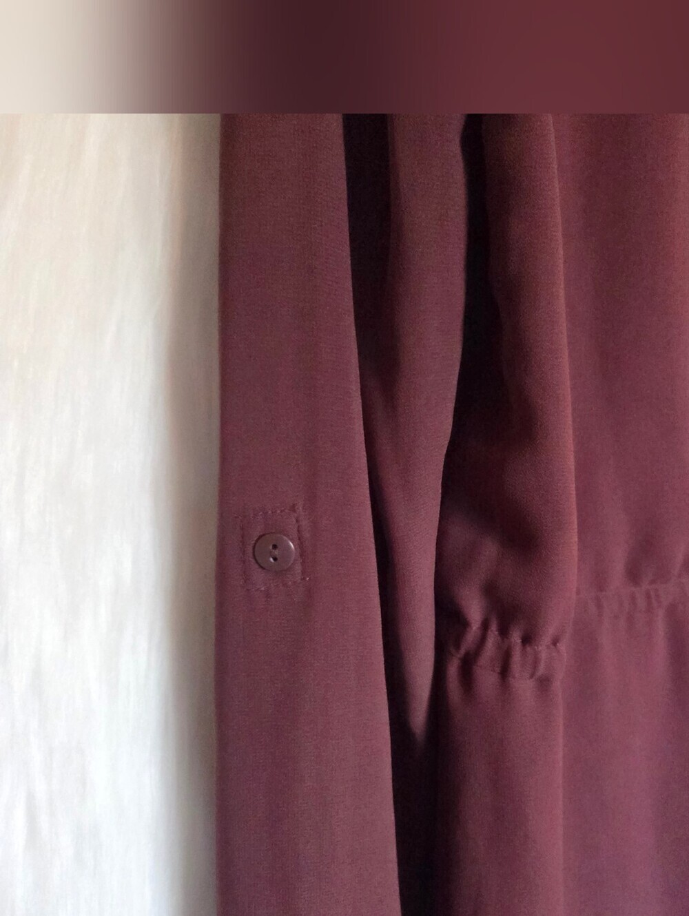 Vero Moda V-Neck Plum Romance Tunic Dress - Picture 5 of 8